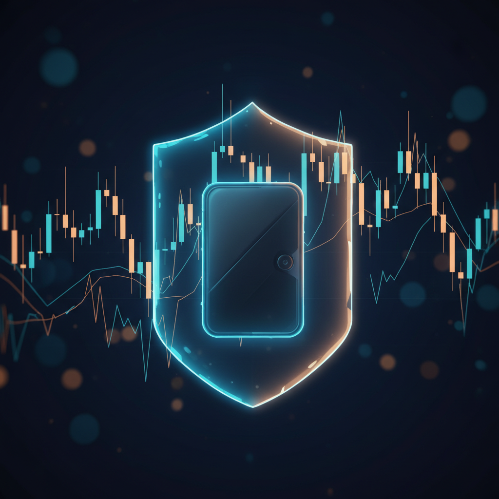 Ilustrasi hardware wallet yang merepresentasikan manajemen risiko dan perlindungan aset