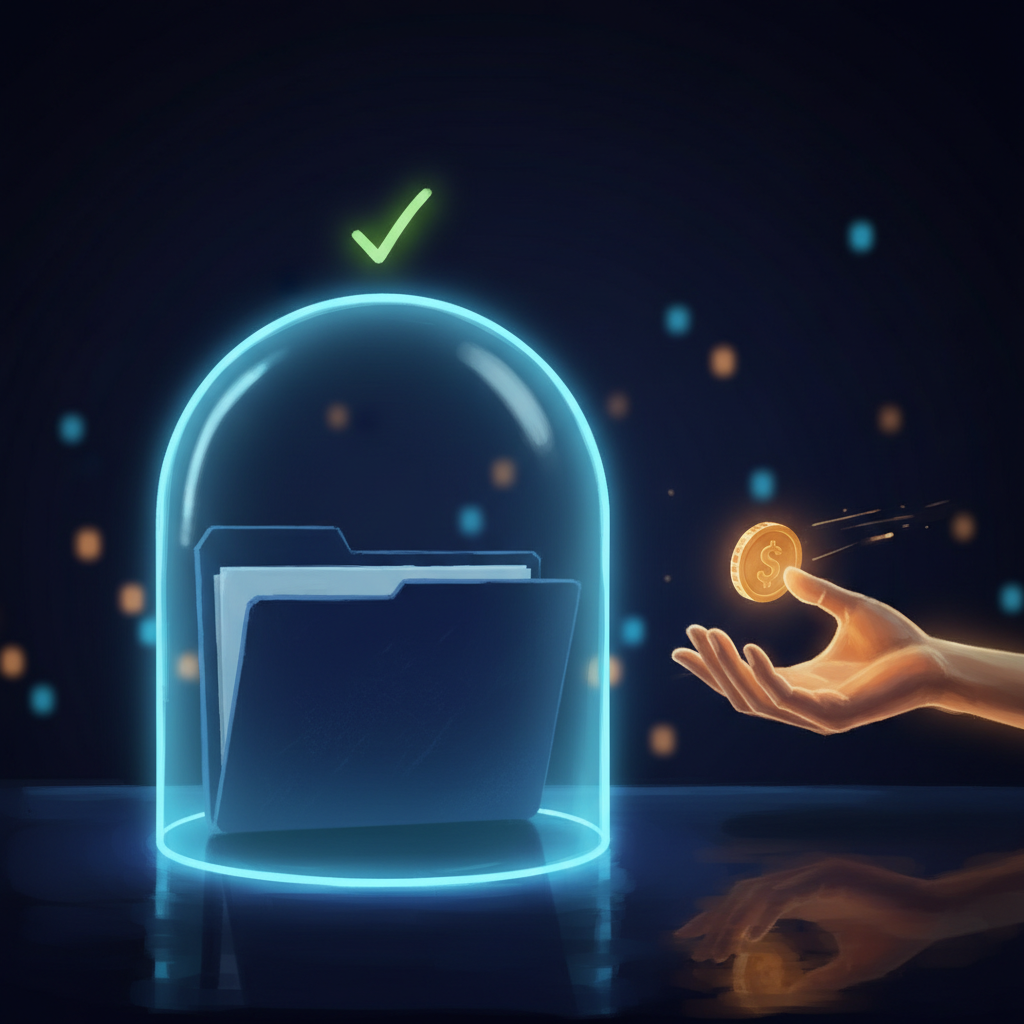 eSIM-san(イーシムさん)を無料で安心して試せることを表すイラスト