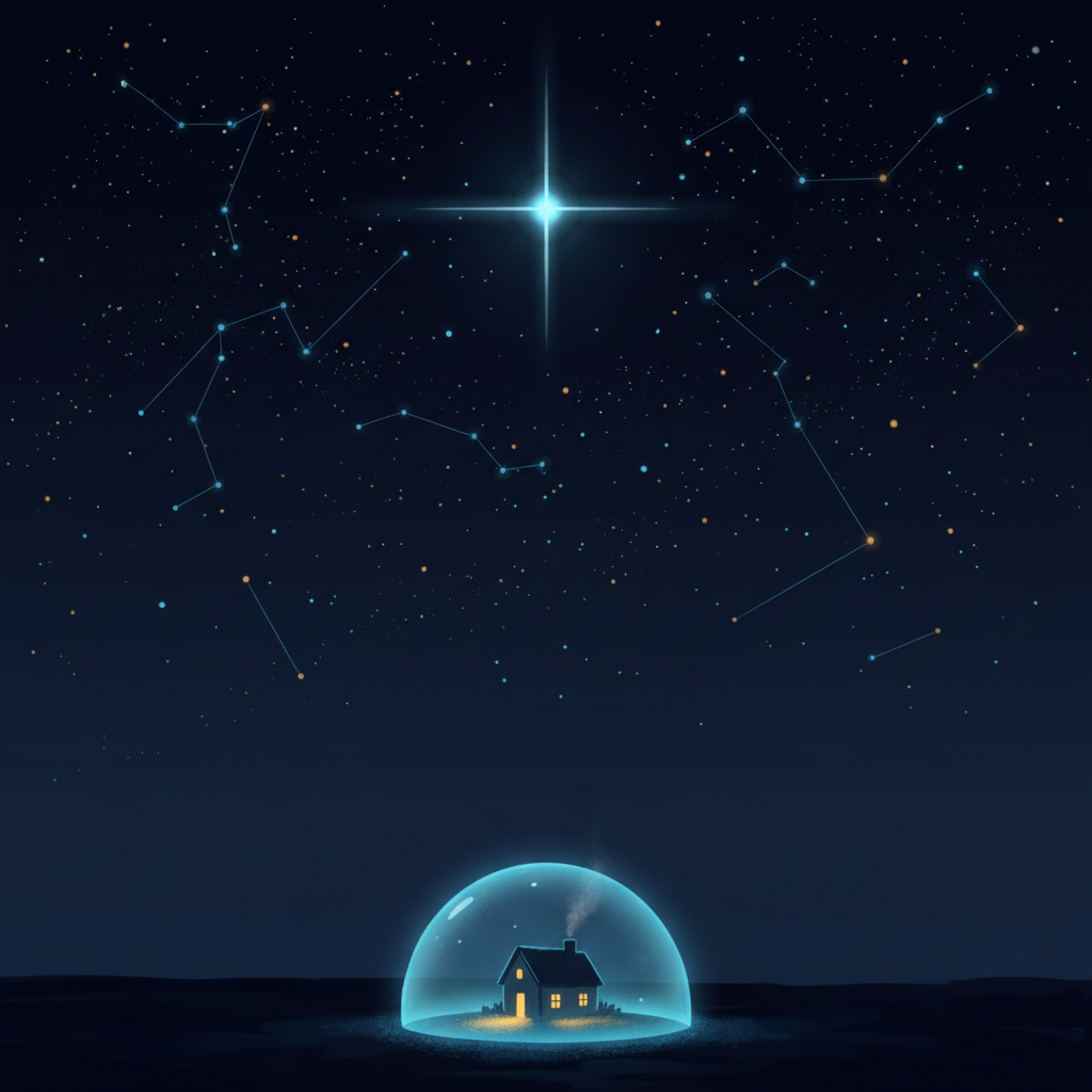 An illustration of a nighttime shelter, symbolizing the reassurance of safely trying FXTF (Goldenway Japan)