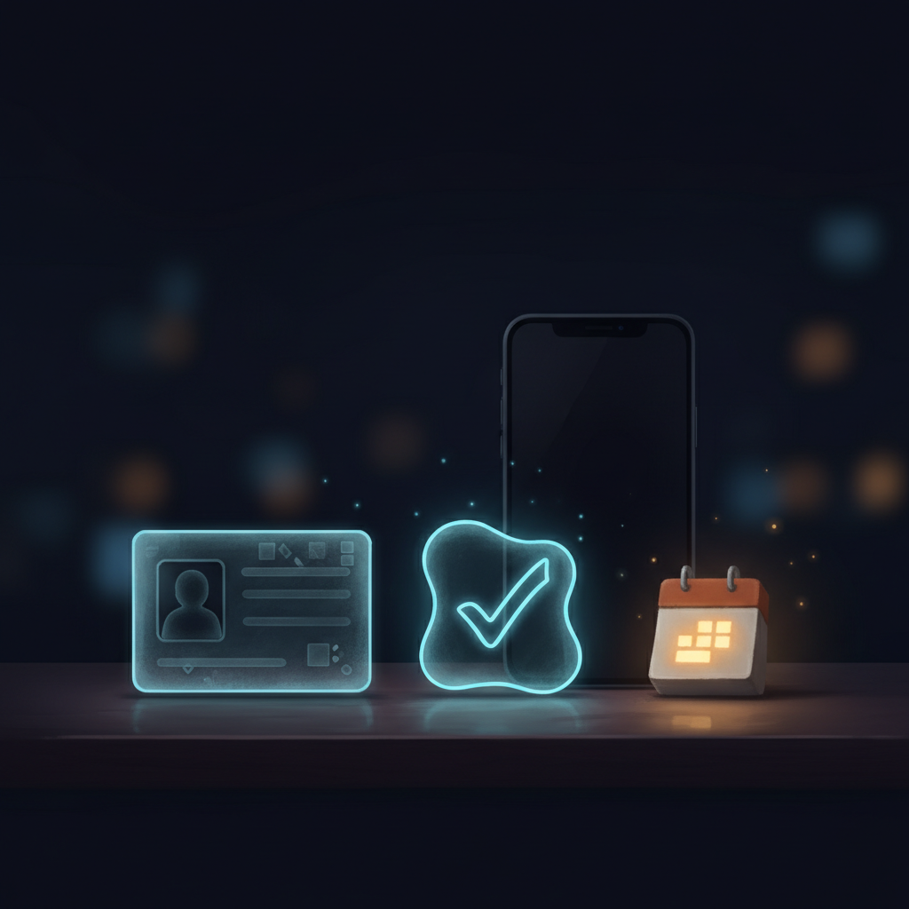 GMOとくとくBB-GMO光アクセス-の申込・相談の実際の流れを表すイラスト