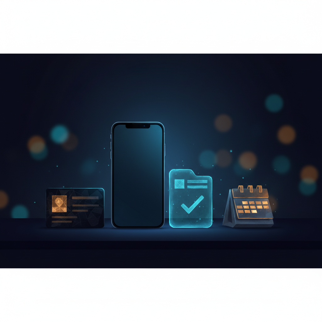 Illustration showing the process of applying for and consulting about MONSTER MOBILE