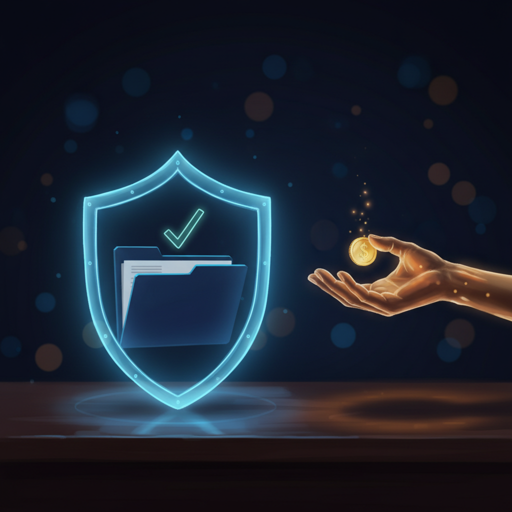 SUIKA VPN Team IP(法人向け固定IP)を無料で安心して試せることを表すイラスト