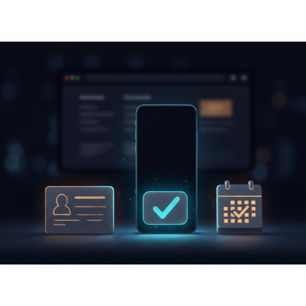 TechGo(ITエンジニアのハイクラス転職)の申込・相談の実際の流れを表すイラスト