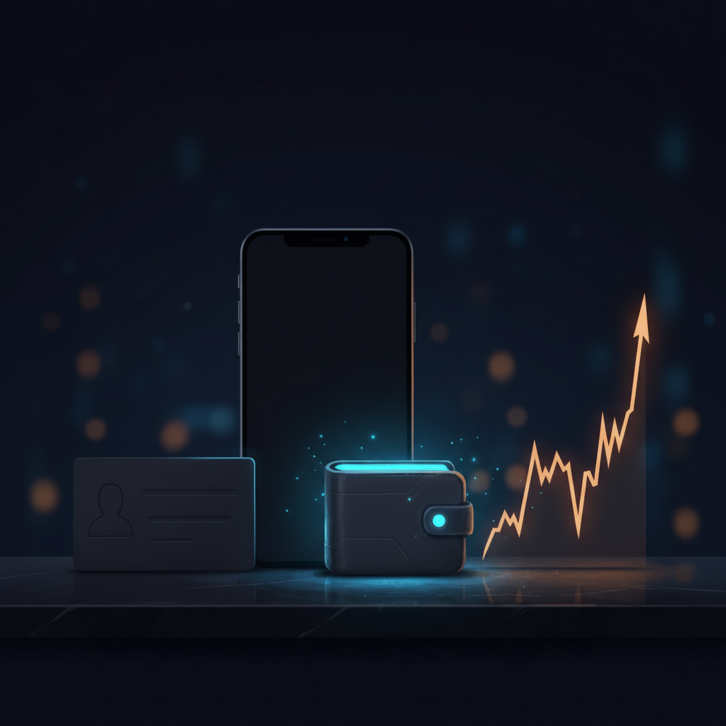 رسم توضيحي يوضح الخطوات الفعلية لبدء تداول العملات الرقمية