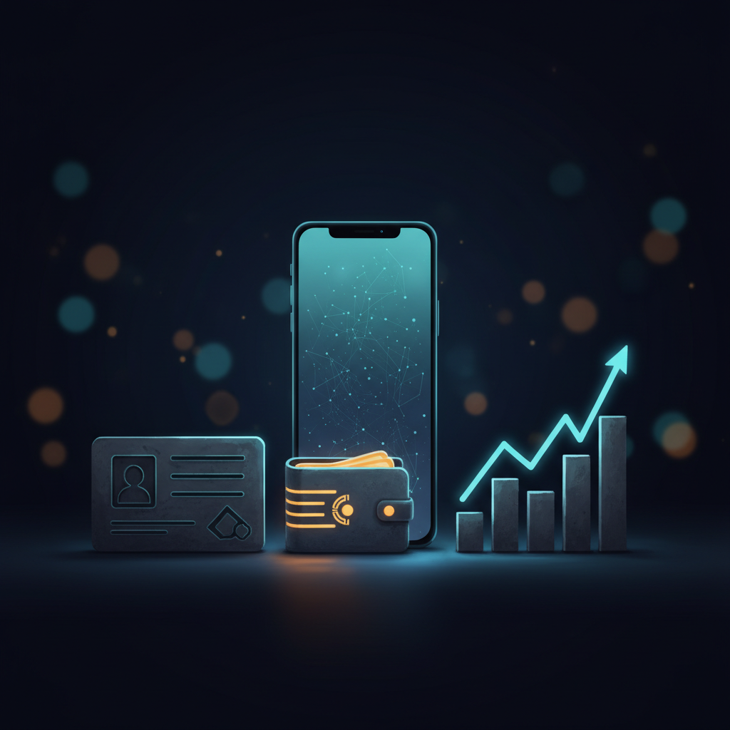Illustration showing the actual steps to get started with cryptocurrency