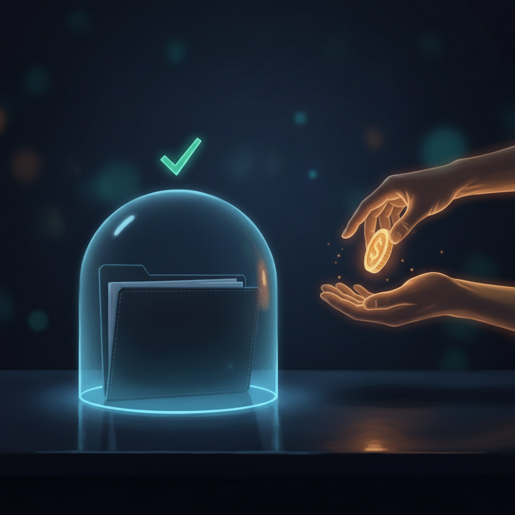 Illustration showing that WiFi Travel (overseas WiFi rental) can be tried for free and with peace of mind